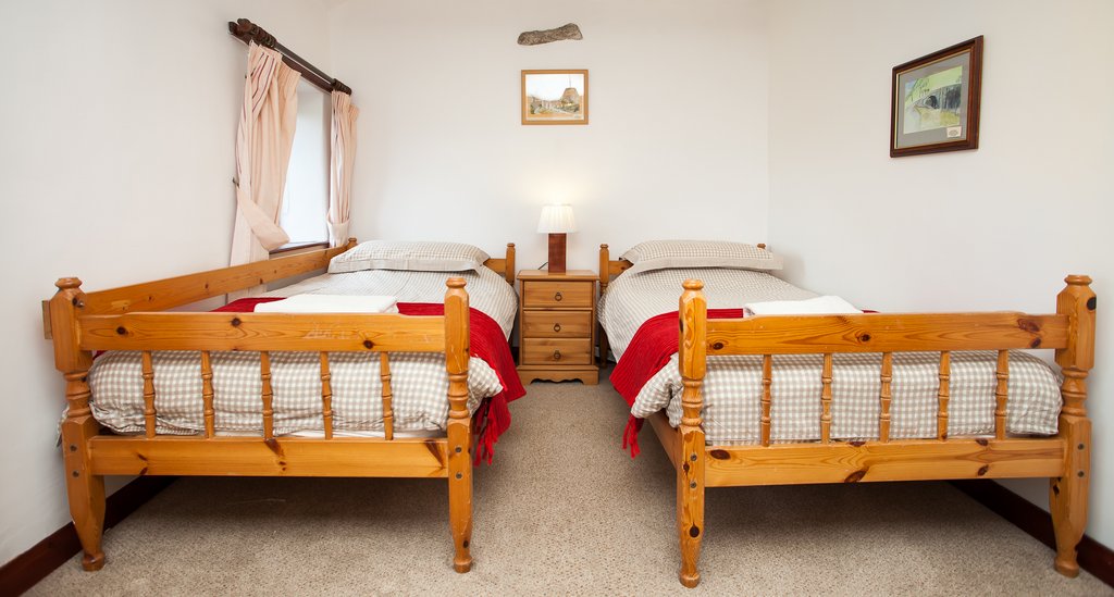 Twin Bedroom, West Cottage, East Briscoe, Baldersdale, Barnard Castle, County Durham Holiday Cottages.